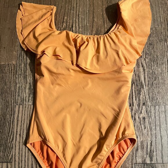 MICHAEL KORS 1 PIECE  RUFFLED SWIMWEAR 6 - Picture 1 of 5